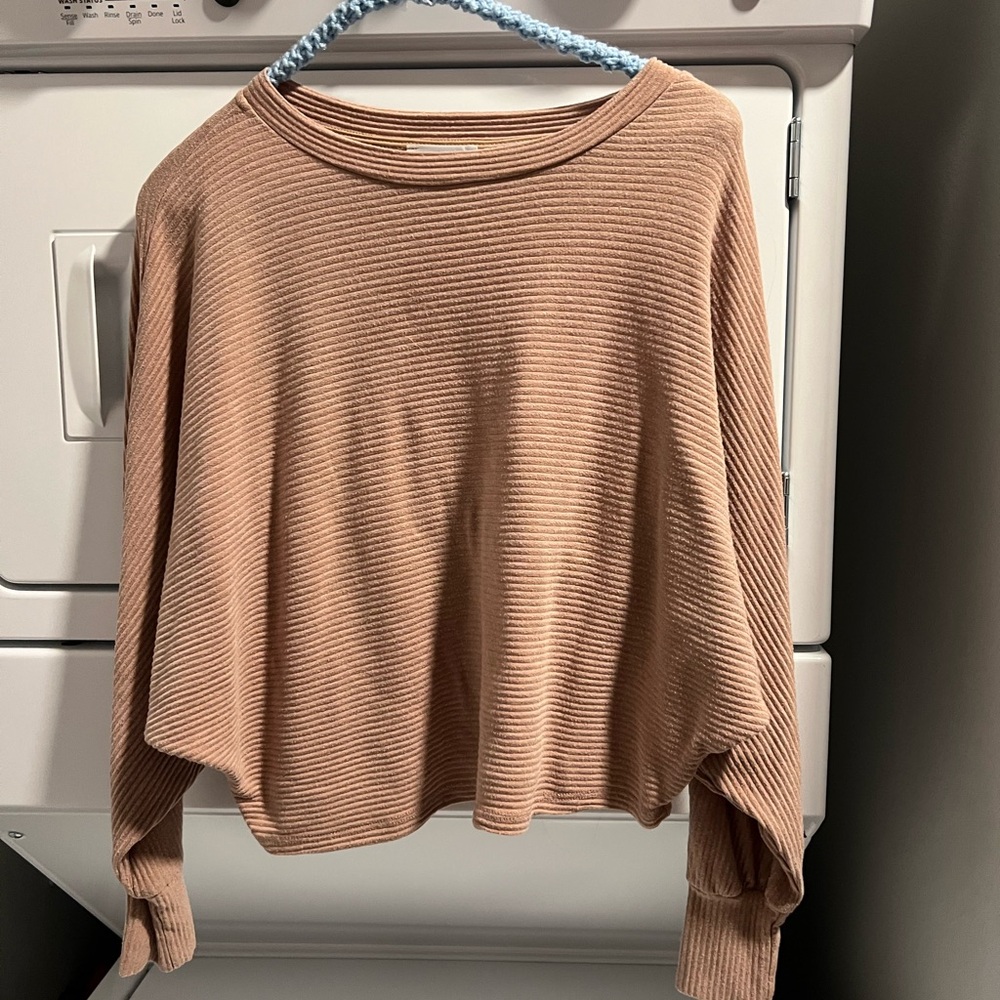 Vestique Tan Long Sleeve Top